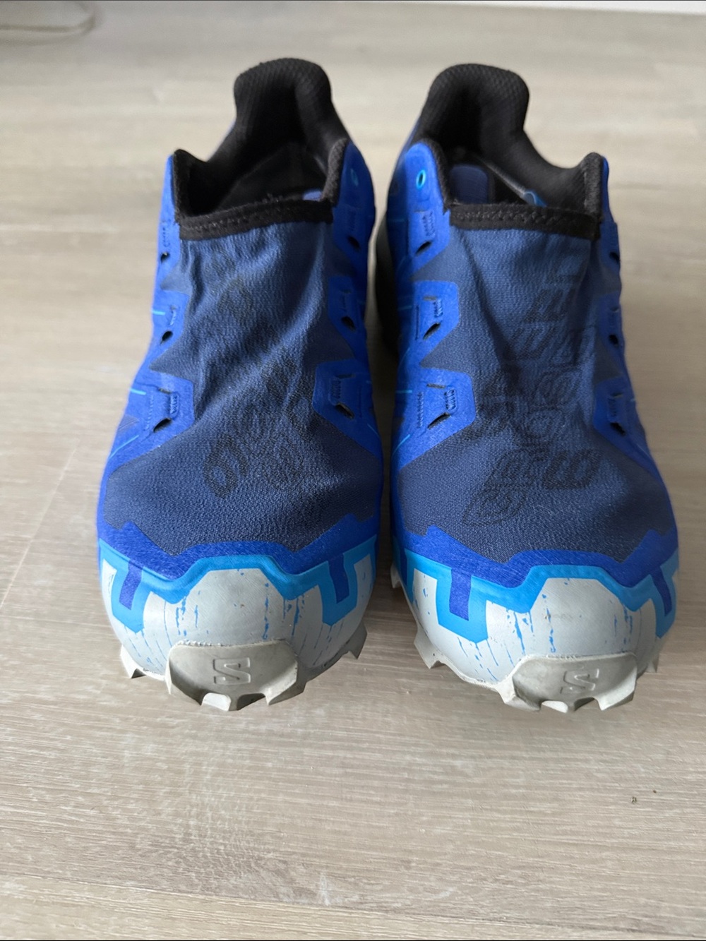 Salomon Speedcross men's Trail Shoes in Blue and White size 8 - Picture 4 of 10